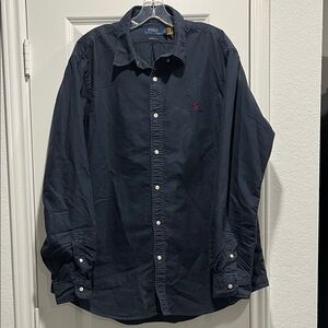 Polo Ralph Lauren Dark Blue Button Down Shirt